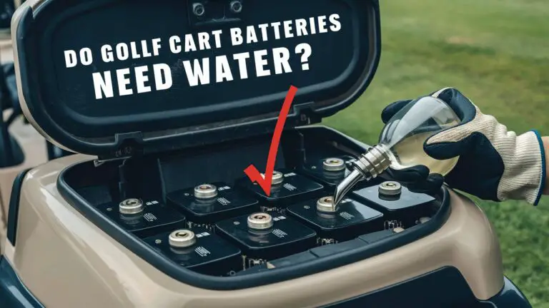 Do Golf Cart Batteries Need Water