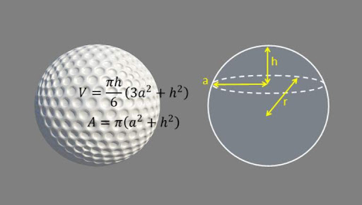 Golf Ball Volume Illustration