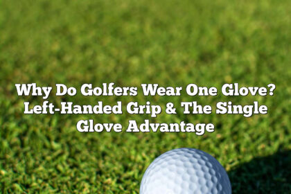 Why Do Golfers Wear One Glove? Left-Handed Grip &Amp; The Single Glove Advantage