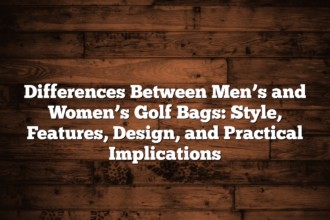 Differences Between Men’s And Women’s Golf Bags: Style, Features, Design, And Practical Implications