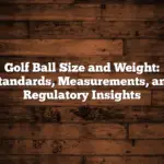 Golf Ball Size and Weight: Standards, Measurements, and Regulatory Insights