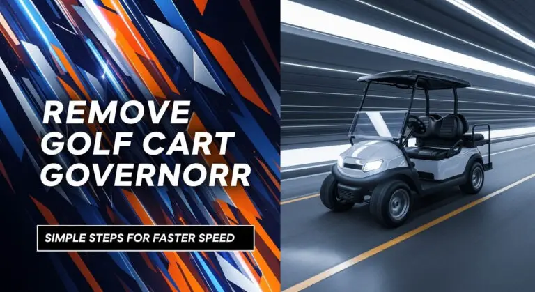 Remove Golf Cart Governor: Simple Steps For Faster Speed