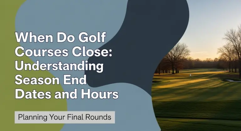 When Do Golf Courses Close: Understanding Season End Dates And Hours When Do Golf Courses Close: Understanding Season End Dates And Hours
