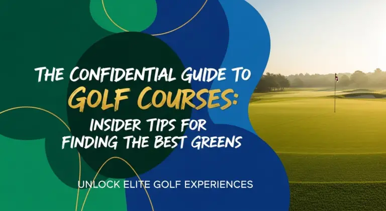 The Confidential Guide To Golf Courses: Insider Tips For Finding The Best Greens The Confidential Guide To Golf Courses: Insider Tips For Finding The Best Greens