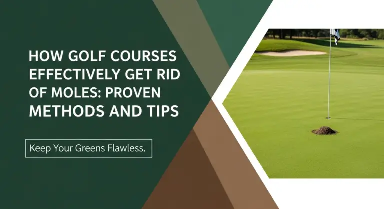 How Golf Courses Effectively Get Rid Of Moles: Proven Methods And Tips How Golf Courses Effectively Get Rid Of Moles: Proven Methods And Tips