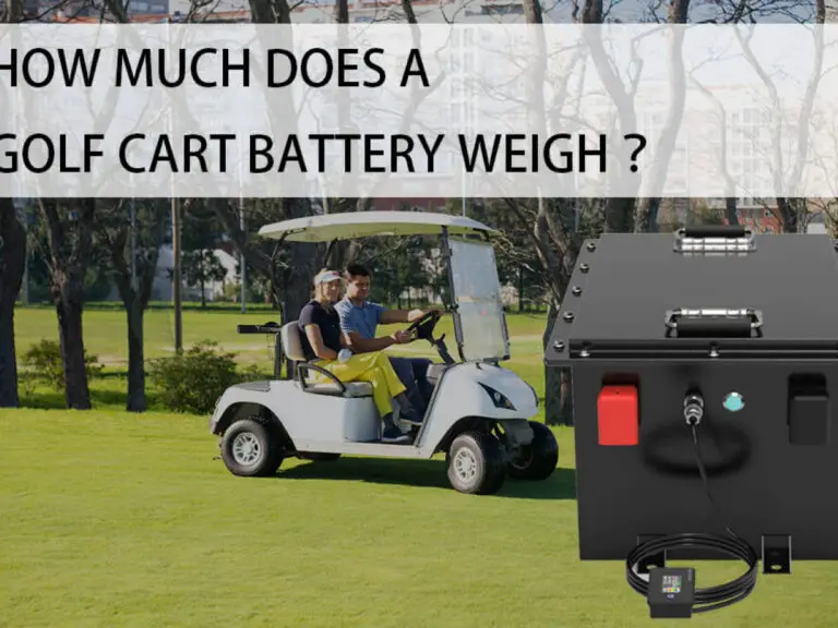 How Much Do Golf Cart Batteries Weigh? Average Weights