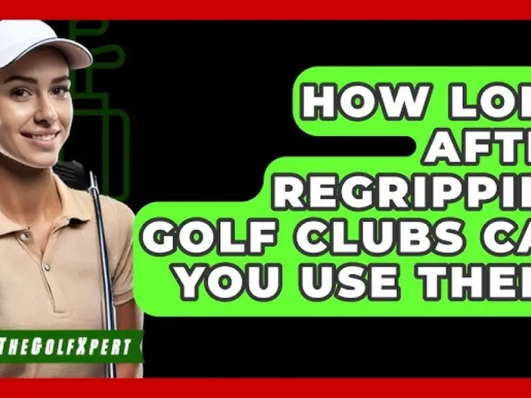 Regripping Golf Clubs: Safe Wait Time Before Playing