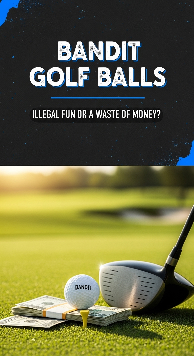 A Golfer Analyzing Bandit Golf Balls To See If They Are Illegal