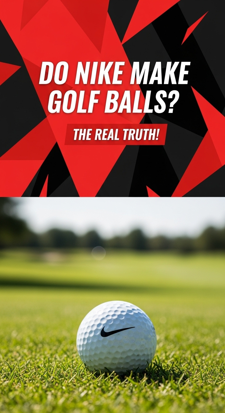 A Collage Showing A Close-Up Of A Nike Golf Ball And The Text &Quot;Big Mistake!&Quot;, Questioning The Decision To Stop Production.