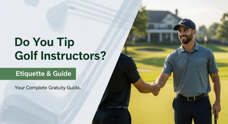 Do You Tip Golf Instructors? Etiquette &Amp; Guide [Year]