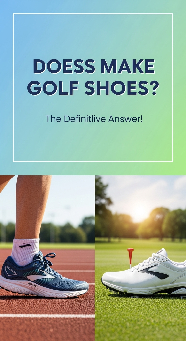 A Person Wondering &Quot;Does Brooks Make Golf Shoes&Quot; While Looking At A Pair Of Brooks Running Shoes