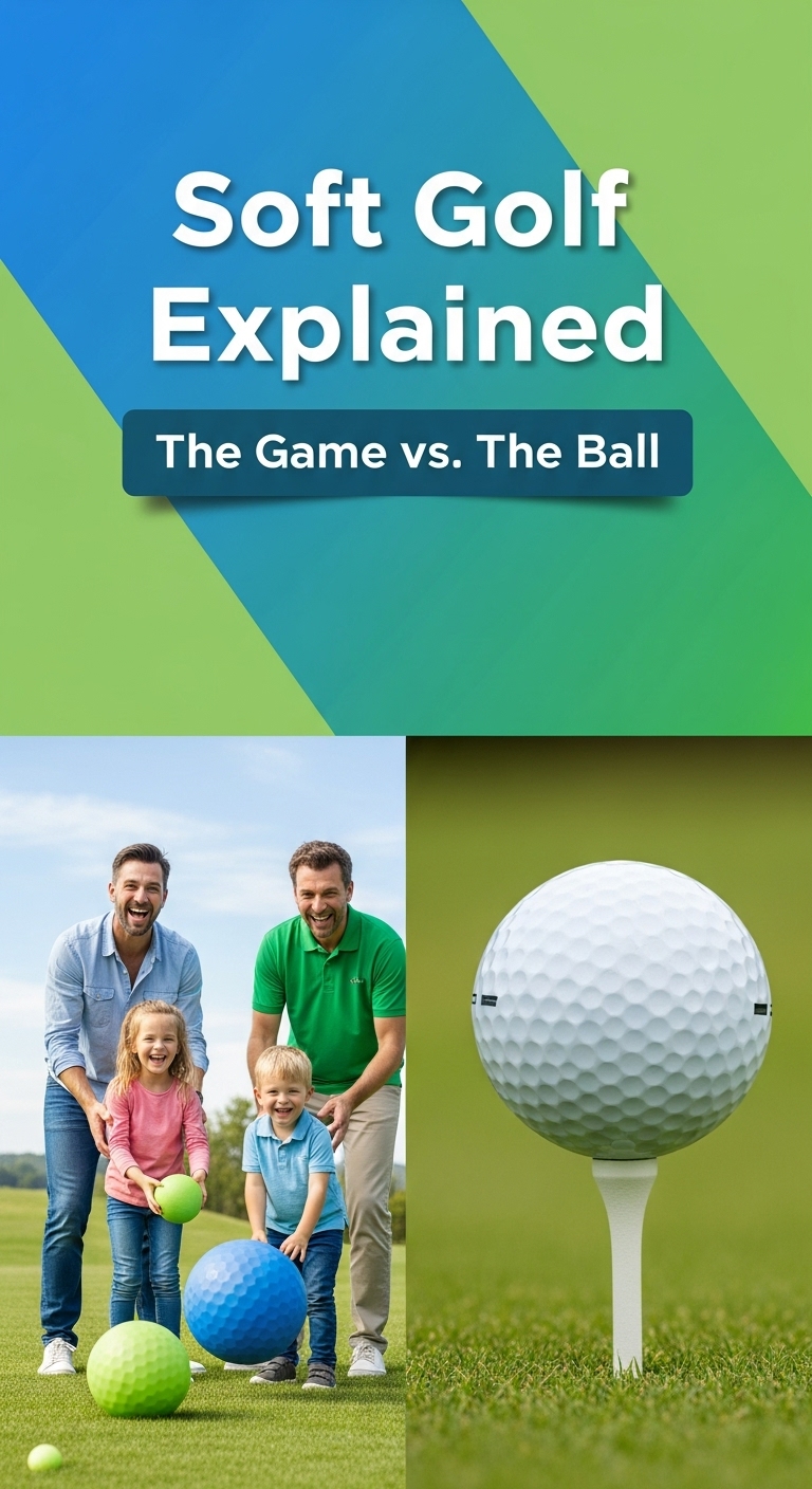 A Family Enjoying A Game Of What Is Soft Golf With Oversized Clubs And A Large Ball