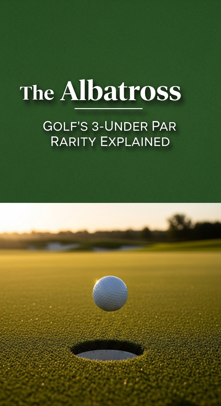 A Golfer Hitting A Long Fairway Shot, Illustrating The Type Of Shot Needed For Whats Albatross In Golf.