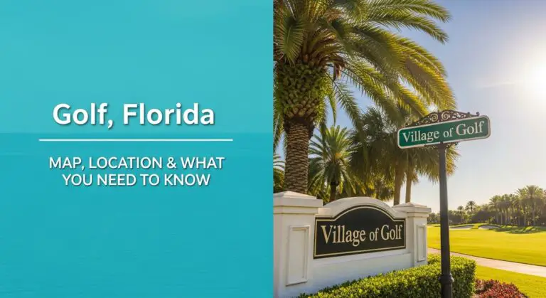 Golf, Florida: Map, Location &Amp; What You Need To Know