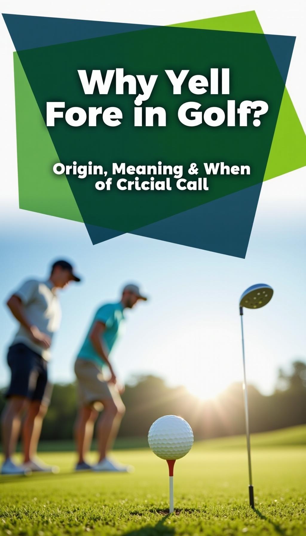 Why Yell Fore Golf
