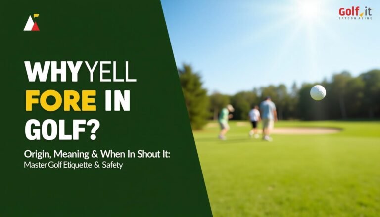 Why Yell Fore In Golf? Origin, Meaning &Amp; When To Shout It