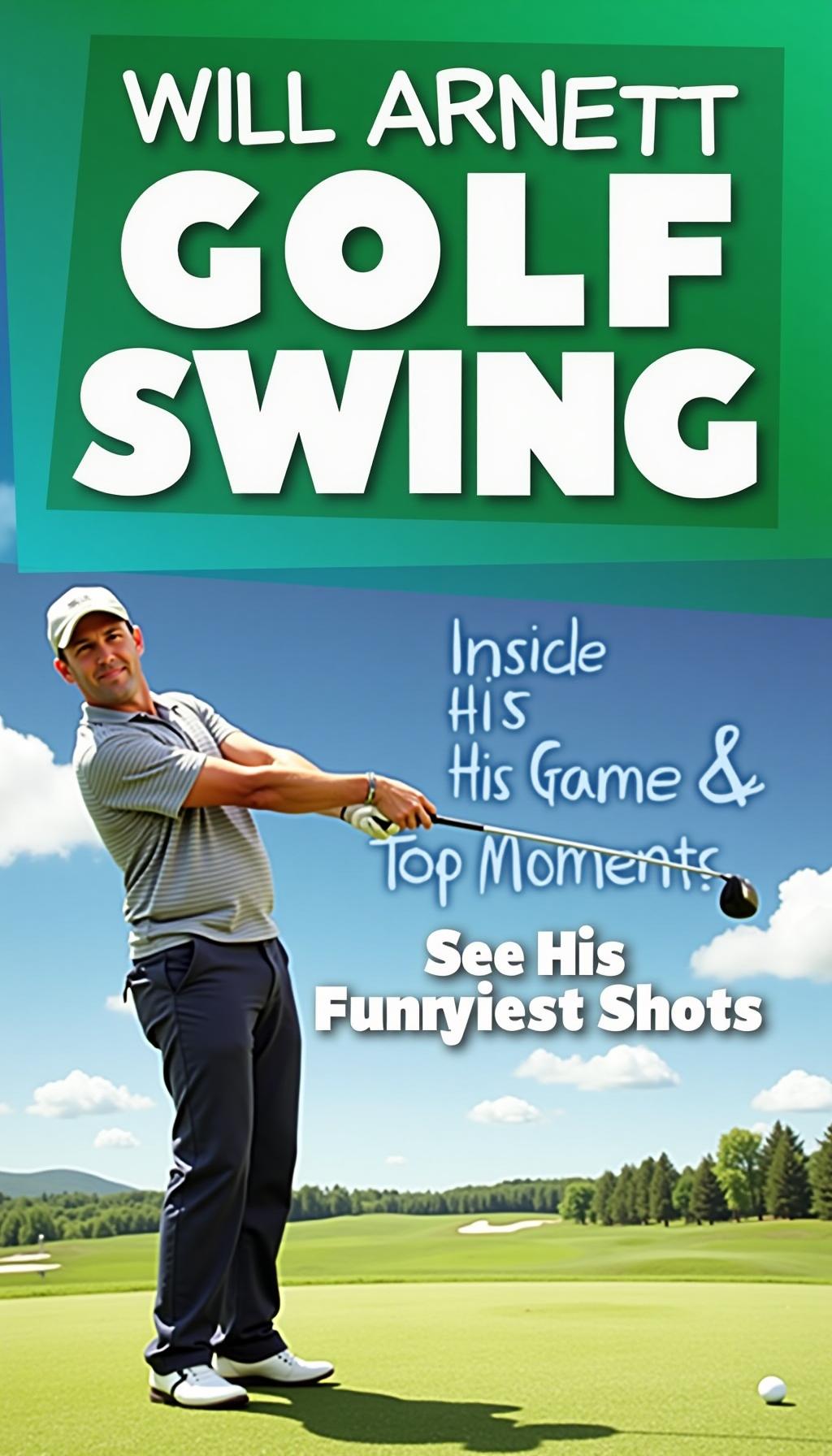 Will Arnett Golf Swing