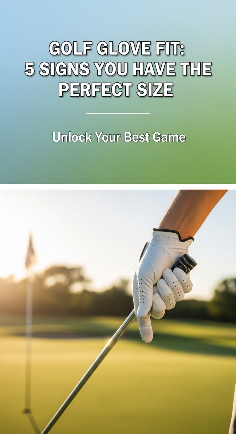 A Golfer Demonstrating The Perfect Snugness For How Should Golf Glove Fit.