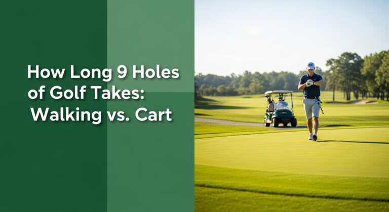 How Long 9 Holes Of Golf Takes: Walking Vs. Cart