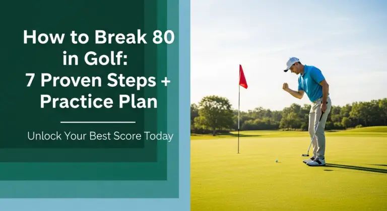 How To Break 80 In Golf: 7 Proven Steps + Practice Plan