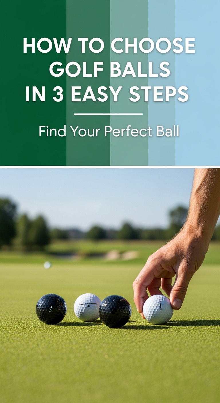 A Golfer Analyzing A Chart On How To Choose Golf Balls Based On Swing Speed And Performance.