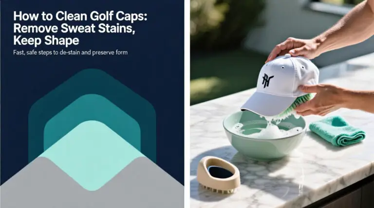 How To Clean Golf Caps: Remove Sweat Stains, Keep Shape