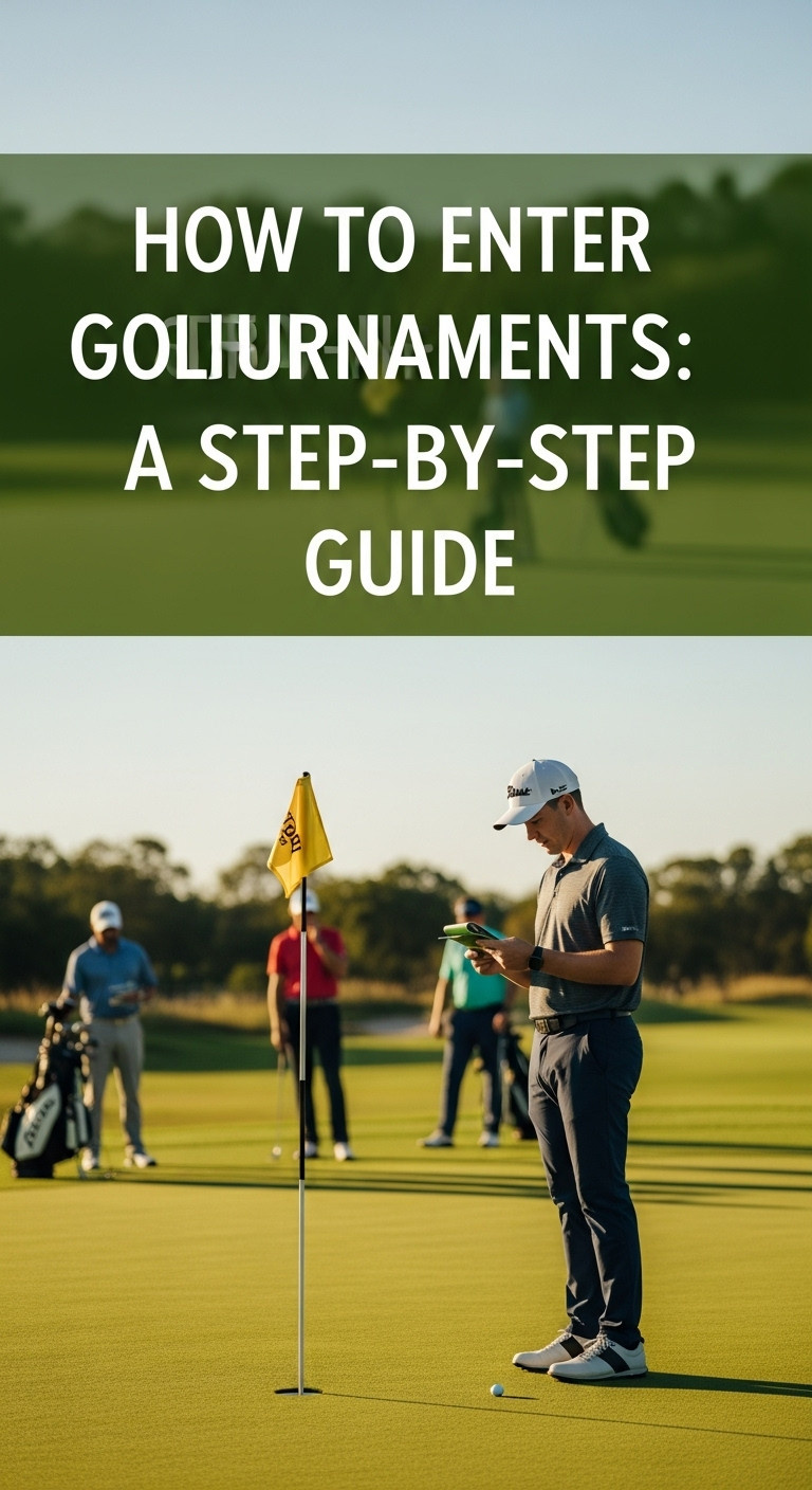 How To Enter Golf Tournaments