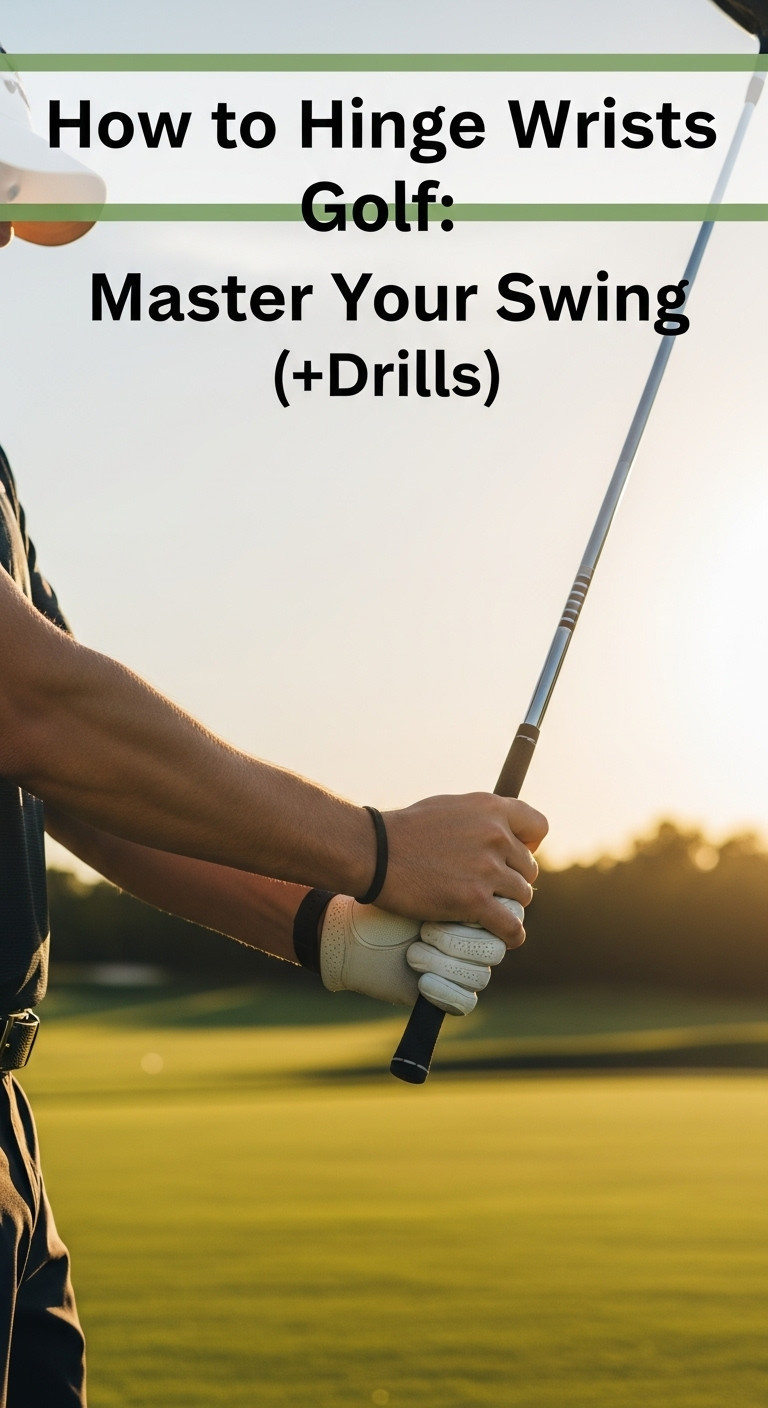 How To Hinge Wrists Golf Swing With Correct Angles