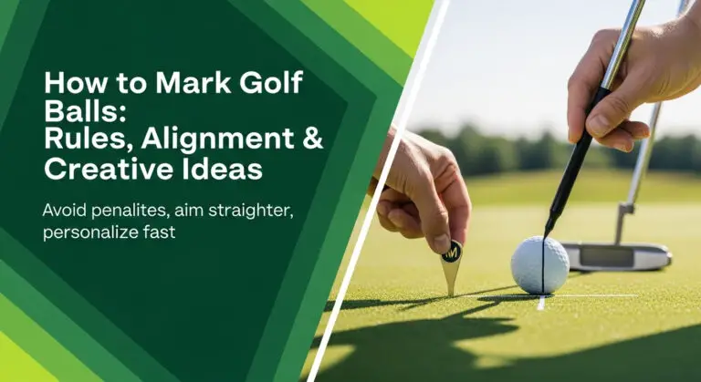 How To Mark Golf Balls: Rules, Alignment &Amp; Creative Ideas