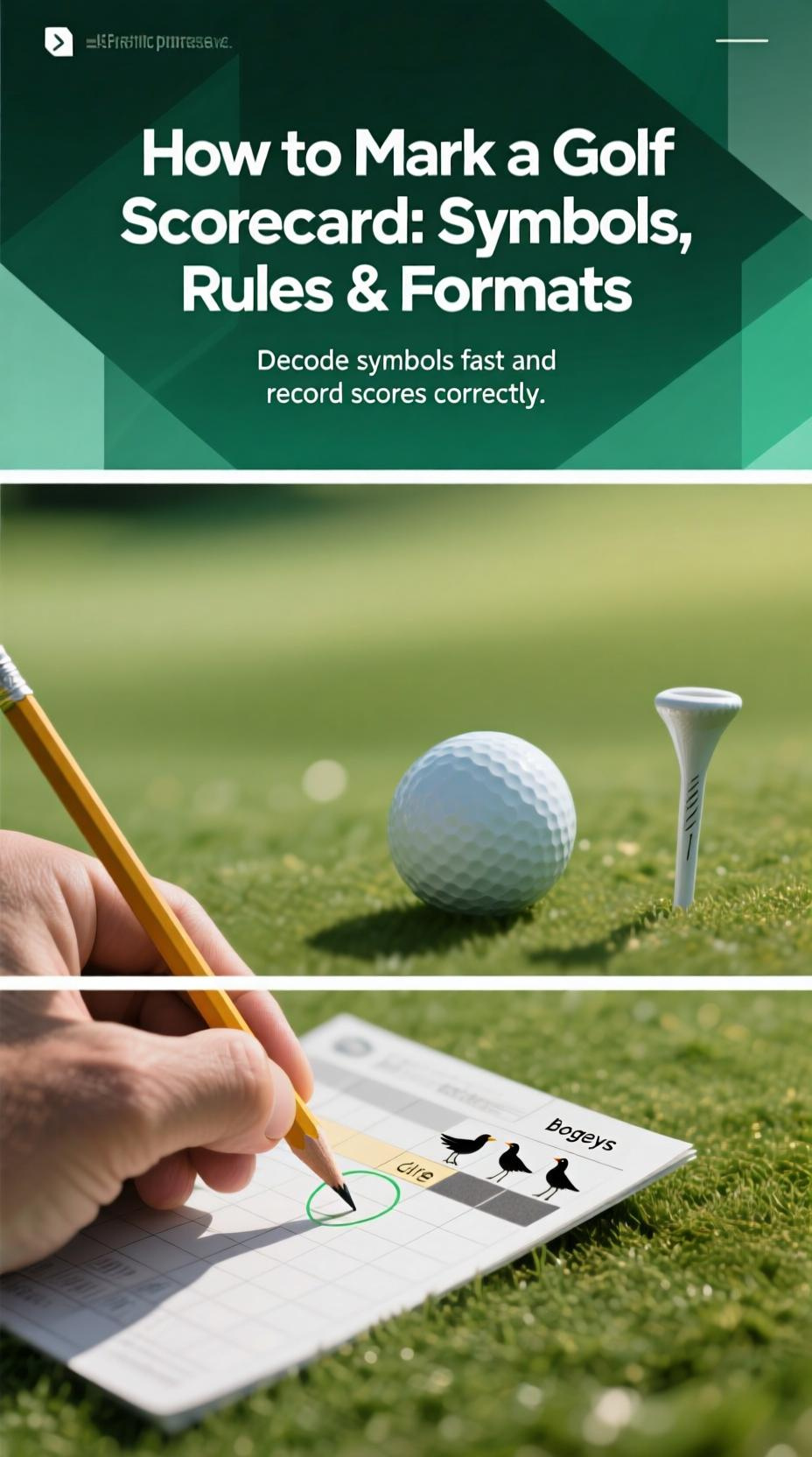 How To Mark Golf Scorecard