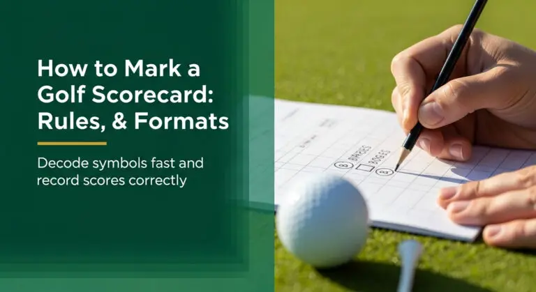 How To Mark A Golf Scorecard: Symbols, Rules &Amp; Formats