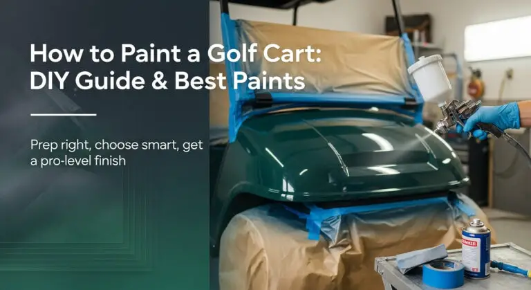 How To Paint A Golf Cart: Diy Guide &Amp; Best Paints