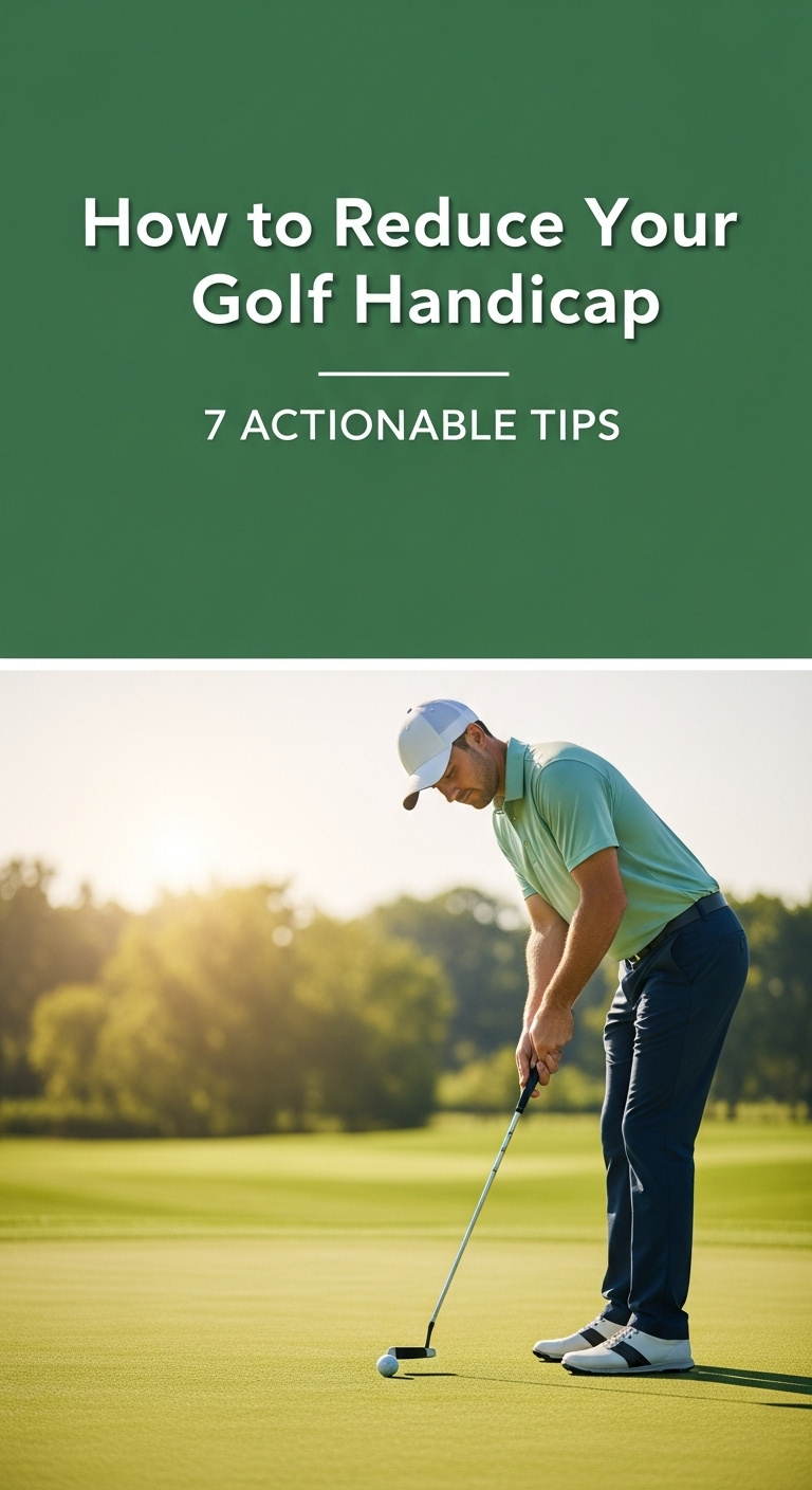 A Golfer Getting A Lesson From A Pro, Demonstrating How To Reduce Golf Handicap