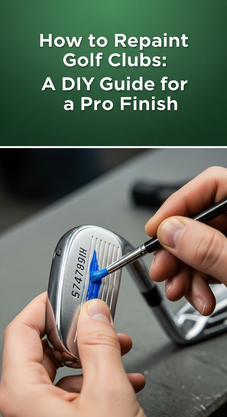 How To Repaint Golf Clubs With A Complete Toolkit Laid Out On A Workbench