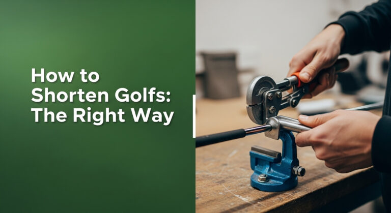 How To Shorten Golf Clubs: The Right Way