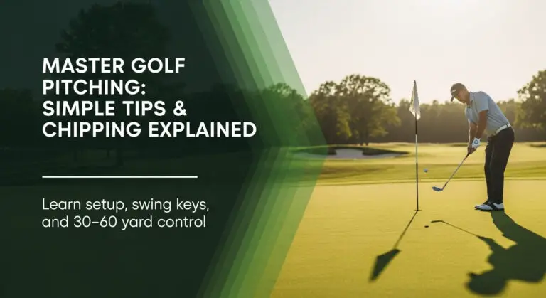 Master Golf Pitching: Simple Tips &Amp; Chipping Explained