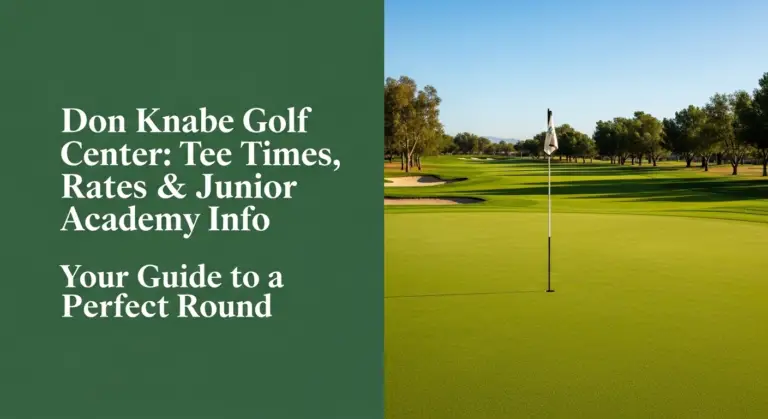 Don Knabe Golf Center: Tee Times, Rates &Amp; Junior Academy Info