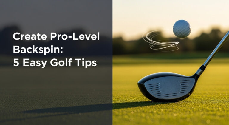 Create Pro-Level Backspin: 5 Easy Golf Tips Create Pro-Level Backspin: 5 Easy Golf Tips