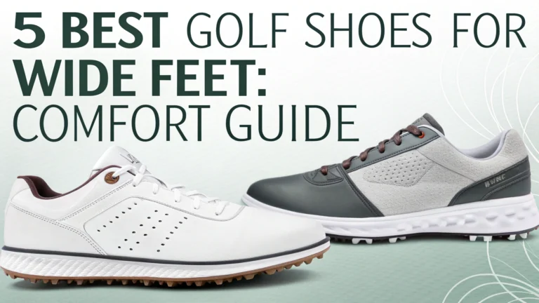 5 Best Golf Shoes For Wide Feet: [Year] Comfort Guide