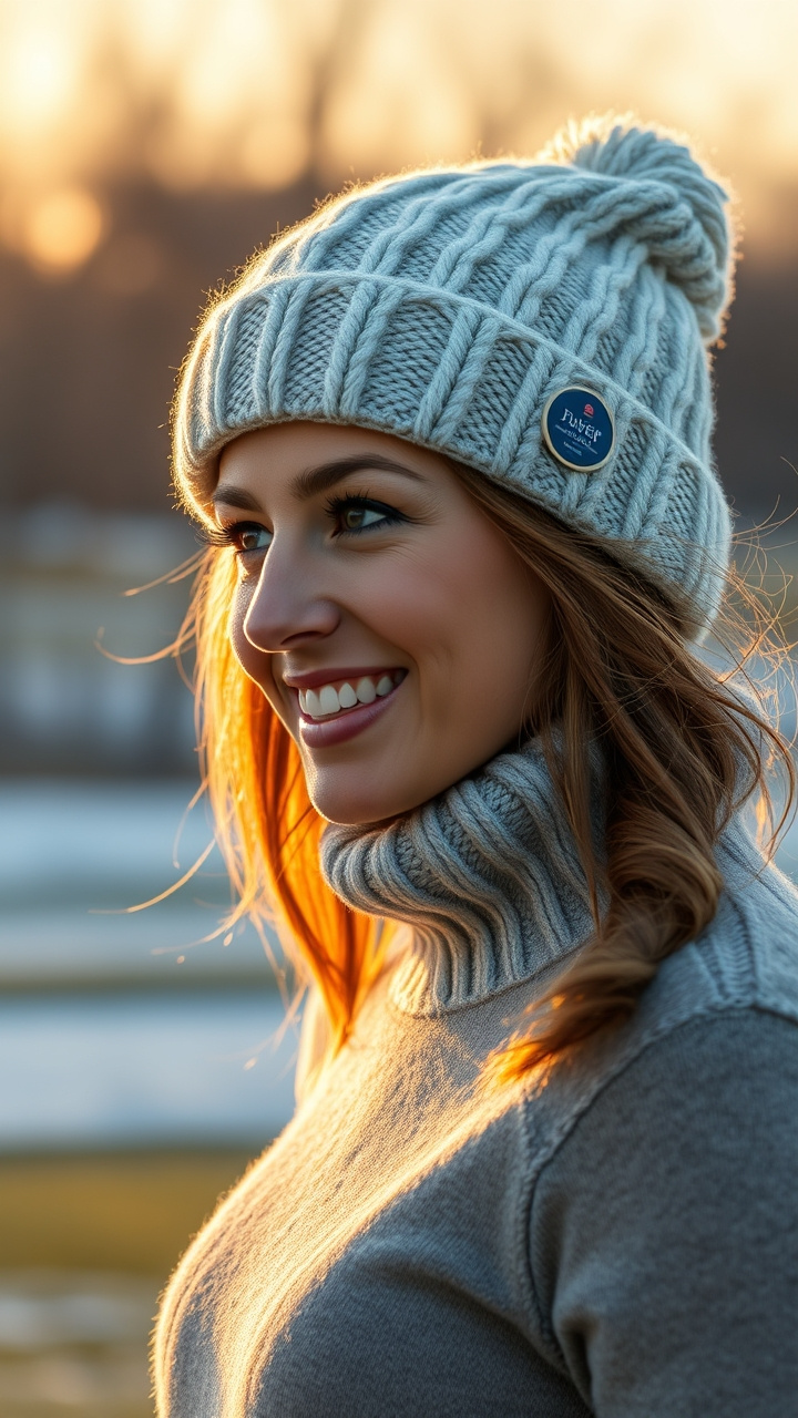 Cold Weather Golf Outfits For Women That Actually Work On The Course Black Thermal Winter Golf Gloves With Leather Palms Hold A Club, Ready For A Shot On A Rustic Wooden Bench.