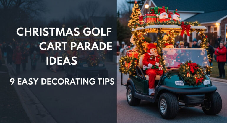 Christmas Golf Cart Parade Ideas 9 Easy Decorating Tips [Year]