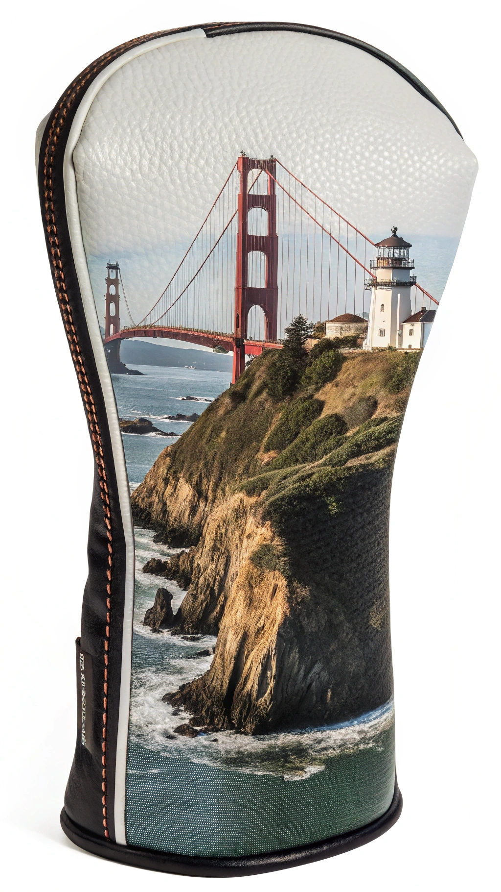 High Quality Custom Driver Headcover Designed As A Family Golden Retriever Fitting Snugly Over A Golf Driver In A Golf Bag