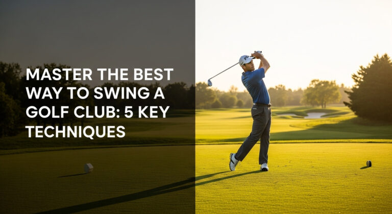 Master The Best Way To Swing A Golf Club: 5 Key Techniques Master The Best Way To Swing A Golf Club: 5 Key Techniques