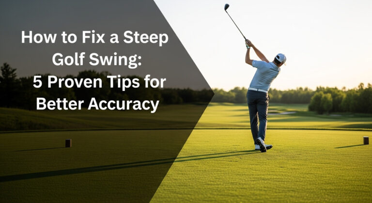 How To Fix A Steep Golf Swing: 5 Proven Tips For Better Accuracy How To Fix A Steep Golf Swing: 5 Proven Tips For Better Accuracy