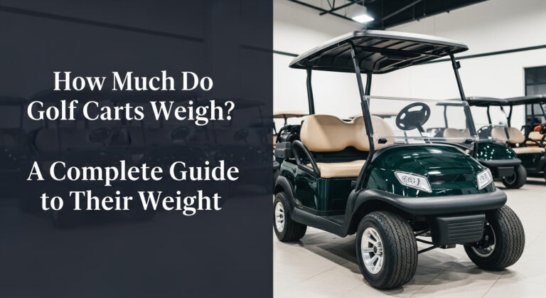 How Much Do Golf Carts Weigh? A Complete Guide To Their Weight How Much Do Golf Carts Weigh? A Complete Guide To Their Weight