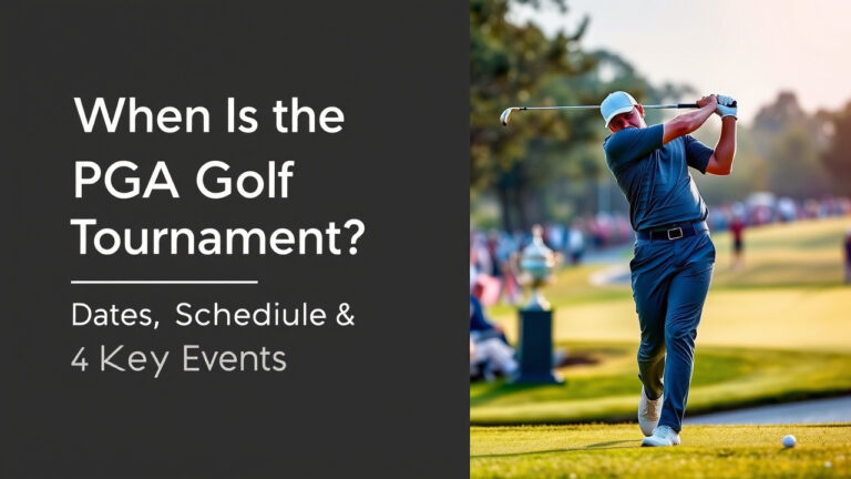 When Is The Pga Golf Tournament [Year]? Dates, Schedule &Amp; Key Events