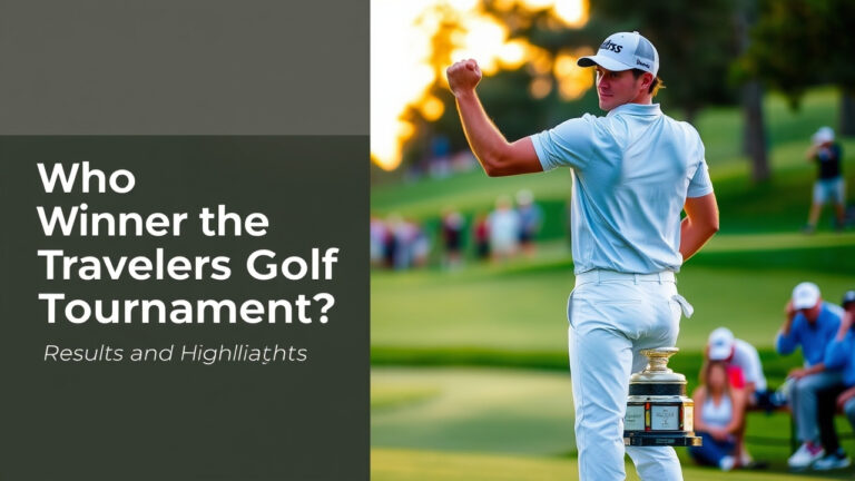 Who Won The Travelers Golf Tournament [Year]? Results And Highlights