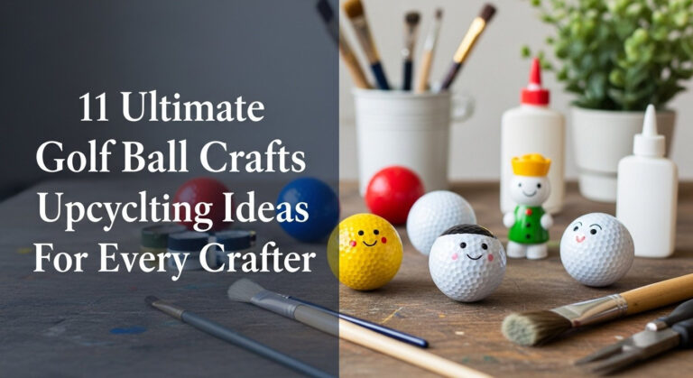 11 Ultimate Golf Ball Crafts Upcycling Ideas For Every Crafter