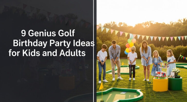 9 Genius Golf Birthday Party Ideas For Kids And Adults