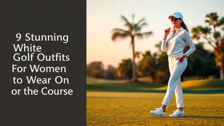 9 Stunning White Golf Outfits For Women To Wear On The Course